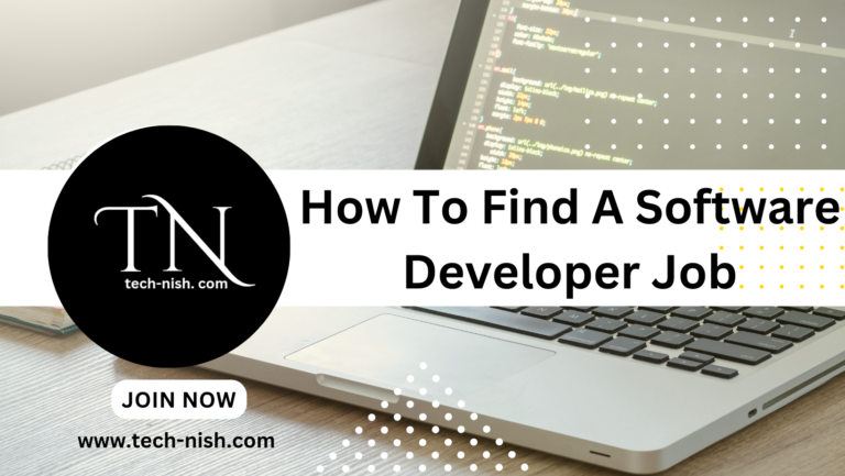 How to find a software developer job