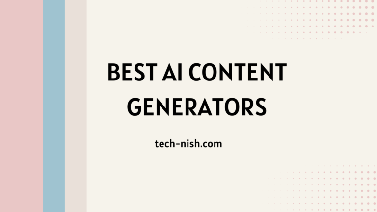 Best AI content generators