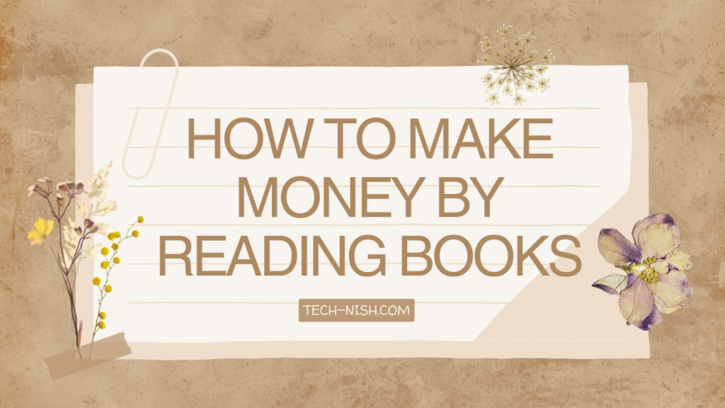 How to make money by reading books