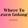 Where to Learn Golang