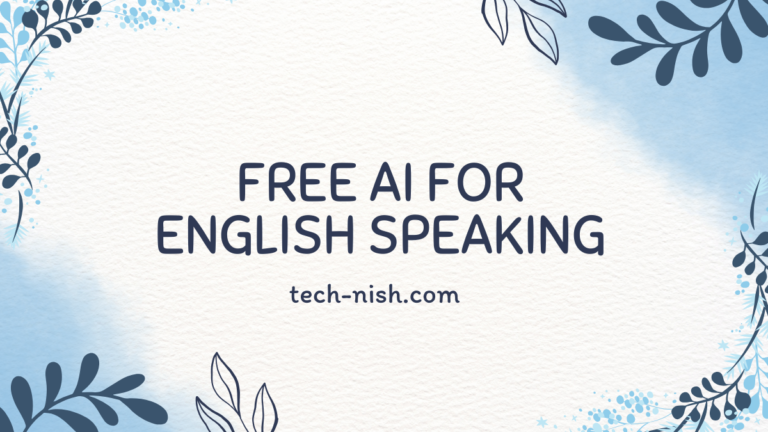 Free AI for English Speaking